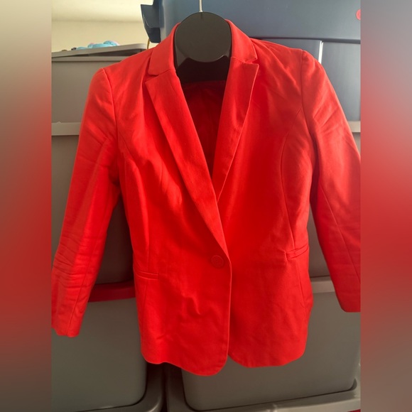 mercer & madison Jackets & Blazers - Women's Red Orange Blazer mp1